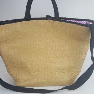 womens tote straw tote bath and body works